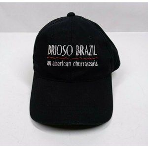 Vintage Brioso Brazil An American Churrascaria Black Adjustable Baseball Cap